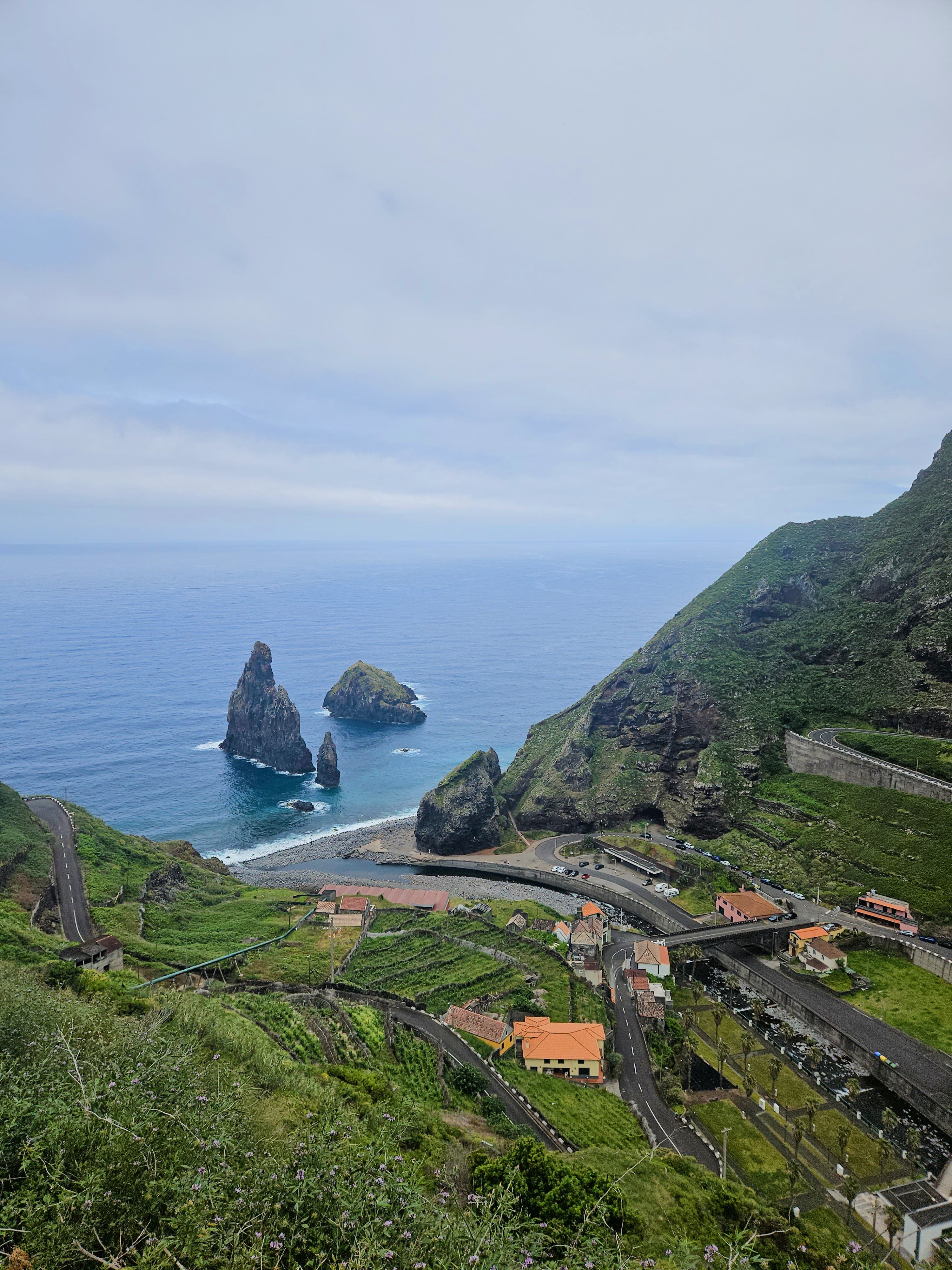 Arrivée sur les hauteurs de Ribeira da Janela