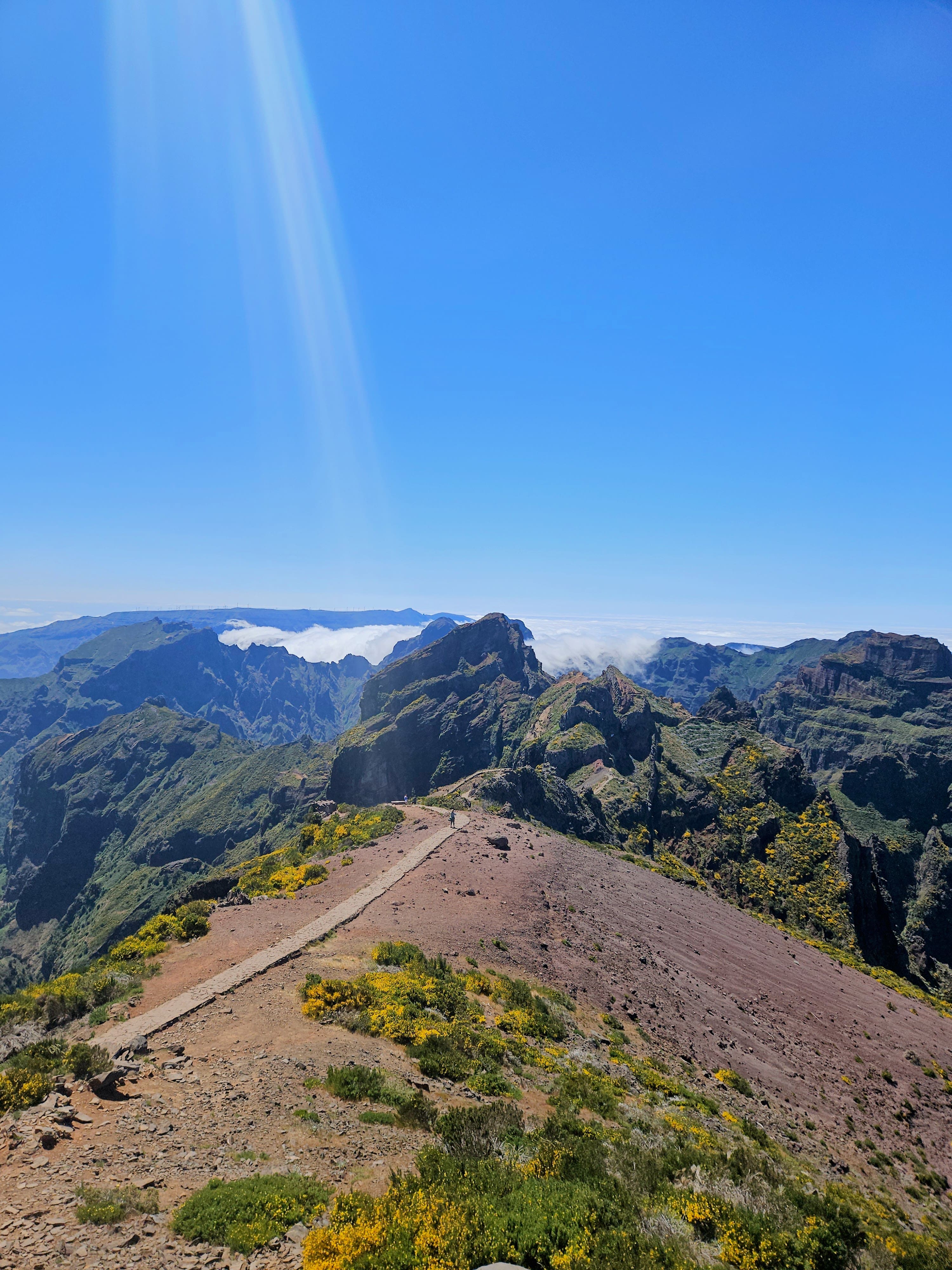 Panorama sur le massif central de Madère